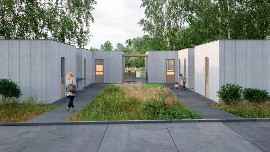 Ukrainian architects are testing new modular emergency housing to quickly rebuild